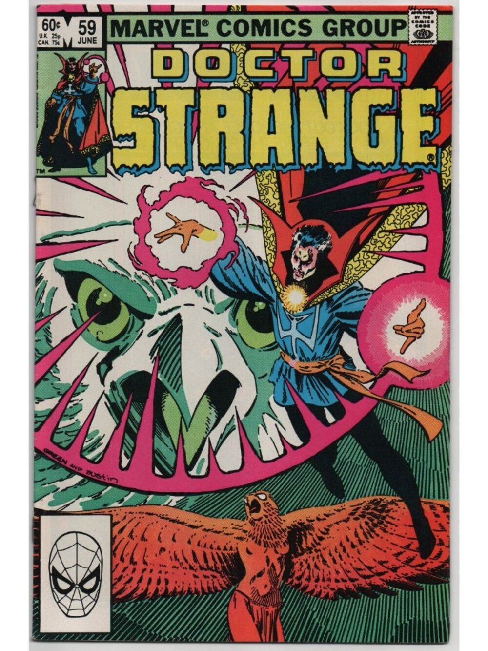 Doctor Strange 59 Marvel Comics 1983 FN- 5.5 Dracula Montesi Formula